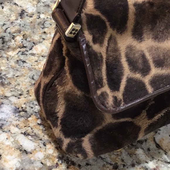 Kate Spade NY Giraffe Print ~ Rare Made in Italy Original Price $400 - Picture 4 of 13